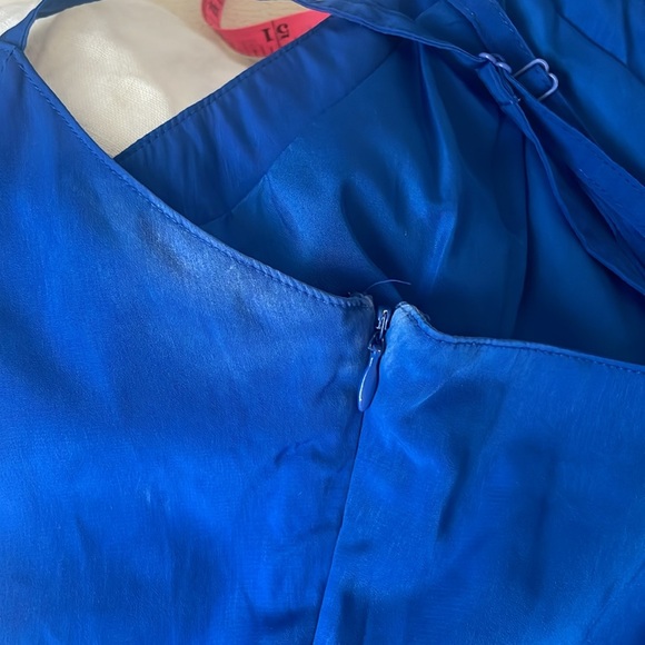 Royal blue long sleeveless dress BB Dakota - Picture 10 of 10